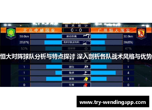 恒大对阵球队分析与特点探讨 深入剖析各队战术风格与优势